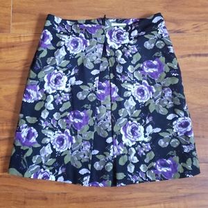 Ann Taylor Loft Floral Print Skirt